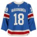 Urho Vaakanainen New York Rangers Fanatics Authentic Game-Used #18 Blue Centennial Set 2 Jersey from Multiple Games Between December 10, 2025 & January 8, 2026