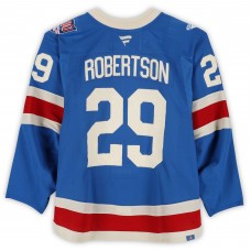 Matthew Robertson New York Rangers Fanatics Authentic Game-Used #29 Blue Centennial Set 2 Jersey from Multiple Games Between December 10, 2025 & January 8, 2026