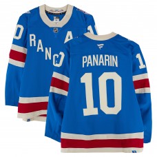 Artemi Panarin New York Rangers Fanatics Authentic Game-Used #10 Blue Centennial Set 1 Jersey from Multiple Games Between October 20 & November 16, 2025