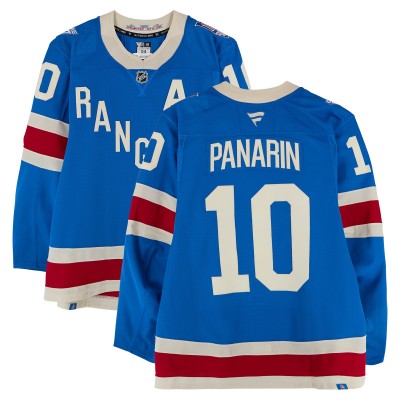 Artemi Panarin New York Rangers Fanatics Authentic Game-Used #10 Blue Centennial Set 1 Jersey from Multiple Games Between October 20 & November 16, 2025