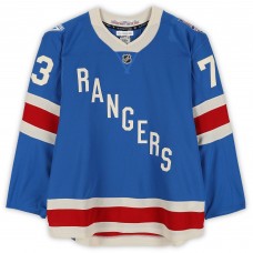 Matt Rempe New York Rangers Fanatics Authentic Game-Used #73 Blue Centennial Set 2 Jersey from Multiple Games Between December 10, 2025 & January 8, 2026