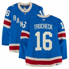 Vincent Trocheck New York Rangers Fanatics Authentic Game-Used #16 Blue Centennial Set 1 Jersey from Multiple Games Between October 20 & November 16, 2025