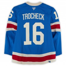 Vincent Trocheck New York Rangers Fanatics Authentic Game-Used #16 Blue Centennial Set 1 Jersey from Multiple Games Between October 20 & November 16, 2025