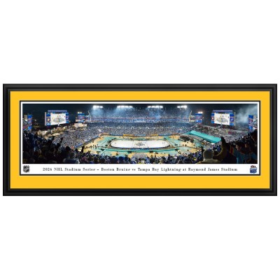 Boston Bruins 2026 NHL Stadium Series Deluxe Framed Panorama Photograph