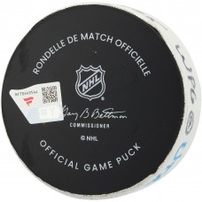 Morgan Barron Winnipeg Jets Fanatics Authentic Game-Used Goal Puck vs. Utah Mammoth on December 21, 2025
