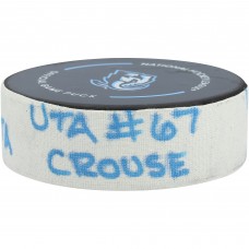 Lawson Crouse Utah Mammoth Fanatics Authentic Game-Used Goal Puck vs. Winnipeg Jets on December 21, 2025