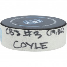 Charlie Coyle Columbus Blue Jackets Fanatics Authentic Game-Used Goal Puck vs. Utah Mammoth on January 11, 2026