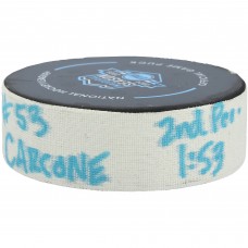 Michael Carcone Utah Mammoth Fanatics Authentic Game-Used Goal Puck vs. Seattle Kraken on April 8, 2025