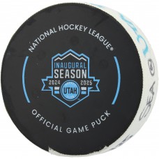 Michael Carcone Utah Mammoth Fanatics Authentic Game-Used Goal Puck vs. Seattle Kraken on April 8, 2025