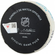 Nick Bjugstad Utah Mammoth Fanatics Authentic Game-Used Goal Puck vs. Nashville Predators on April 10, 2025