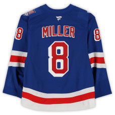 Игровая джерси J.T. Miller New York Rangers Fanatics Authentic #8 Blue Set 2 from the 2025-26 NHL Season