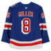 Игровая джерси J.T. Miller New York Rangers Fanatics Authentic #8 Blue Set 2 from the 2025-26 NHL Season