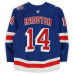 Игровая джерси Taylor Raddysh New York Rangers Fanatics Authentic #14 Blue Set 2 from the 2025-26 NHL Season