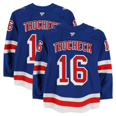 Игровая джерси Vincent Trocheck New York Rangers Fanatics Authentic #16 Blue Set 2 from the 2025-26 NHL Season