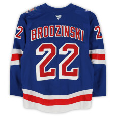 Игровая джерси Jonny Brodzinski New York Rangers Fanatics Authentic #22 Blue Set 2 from the 2025-26 NHL Season Игровая джерси Jonny Brodzinski New York Rangers Fanatics Authentic #22 Blue Set 2 from the 2025-26 NHL Season
