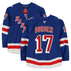 Игровая джерси Will Borgen New York Rangers Fanatics Authentic #17 Blue Set 2 from the 2025-26 NHL Season Игровая джерси Will Borgen New York Rangers Fanatics Authentic #17 Blue Set 2 from the 2025-26 NHL Season
