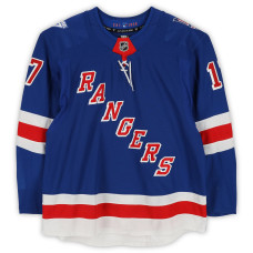Игровая джерси Will Borgen New York Rangers Fanatics Authentic #17 Blue Set 2 from the 2025-26 NHL Season Игровая джерси Will Borgen New York Rangers Fanatics Authentic #17 Blue Set 2 from the 2025-26 NHL Season