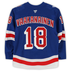 Игровая джерси Urho Vaakanainen New York Rangers Fanatics Authentic #18 Blue Set 2 from the 2025-26 NHL Season Игровая джерси Urho Vaakanainen New York Rangers Fanatics Authentic #18 Blue Set 2 from the 2025-26 NHL Season