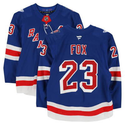 Игровая джерси Adam Fox New York Rangers Fanatics Authentic #23 Blue Set 2 from the 2025-26 NHL Season
