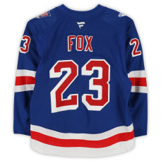 Игровая джерси Adam Fox New York Rangers Fanatics Authentic #23 Blue Set 2 from the 2025-26 NHL Season