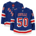 Игровая джерси Will Cuylle New York Rangers Fanatics Authentic #50 Blue Set 2 from the 2025-26 NHL Season