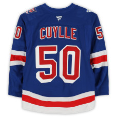 Игровая джерси Will Cuylle New York Rangers Fanatics Authentic #50 Blue Set 2 from the 2025-26 NHL Season