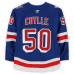 Игровая джерси Will Cuylle New York Rangers Fanatics Authentic #50 Blue Set 2 from the 2025-26 NHL Season