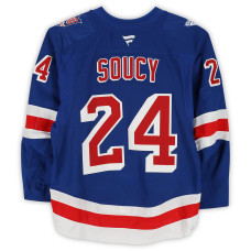 Игровая джерси Carson Soucy New York Rangers Fanatics Authentic #24 Blue Set 2 from the 2025-26 NHL Season Игровая джерси Carson Soucy New York Rangers Fanatics Authentic #24 Blue Set 2 from the 2025-26 NHL Season