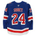 Игровая джерси Carson Soucy New York Rangers Fanatics Authentic #24 Blue Set 2 from the 2025-26 NHL Season