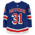 Игровая джерси Igor Shesterkin New York Rangers Fanatics Authentic #31 Blue Set 2 from the 2025-26 NHL Season