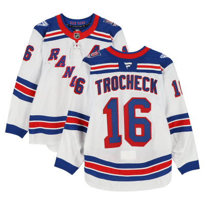 Игровая джерси Vincent Trocheck New York Rangers Fanatics Authentic #16 White Set 2 from the 2025-26 NHL Season