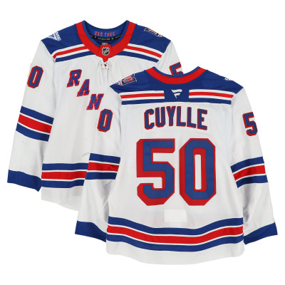 Игровая джерси Will Cuylle New York Rangers Fanatics Authentic #50 White Set 2 from the 2025-26 NHL Season