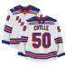 Игровая джерси Will Cuylle New York Rangers Fanatics Authentic #50 White Set 2 from the 2025-26 NHL Season