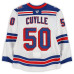 Игровая джерси Will Cuylle New York Rangers Fanatics Authentic #50 White Set 2 from the 2025-26 NHL Season