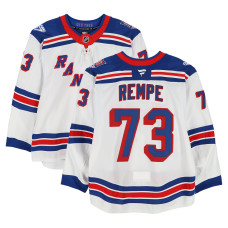 Игровая джерси Matt Rempe New York Rangers Fanatics Authentic #73 White Set 2 from the 2025-26 NHL Season