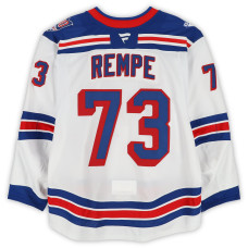 Игровая джерси Matt Rempe New York Rangers Fanatics Authentic #73 White Set 2 from the 2025-26 NHL Season