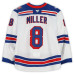 Игровая джерси J.T. Miller New York Rangers Fanatics Authentic #8 White Set 2 from the 2025-26 NHL Season