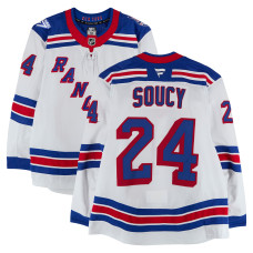 Игровая джерси Carson Soucy New York Rangers Fanatics Authentic #24 White Set 2 from the 2025-26 NHL Season Игровая джерси Carson Soucy New York Rangers Fanatics Authentic #24 White Set 2 from the 2025-26 NHL Season