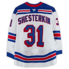 Игровая джерси Igor Shesterkin New York Rangers Fanatics Authentic #31 White Set 2 from the 2025-26 NHL Season