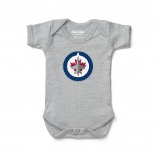 Малышам Winnipeg Jets Chad & Jake Heather Gray Primary Logo Bodysuit
