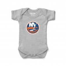 Малышам New York Islanders Chad & Jake Heather Gray Primary Logo Bodysuit Малышам New York Islanders Chad & Jake Heather Gray Primary Logo Bodysuit