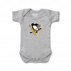 Малышам Pittsburgh Penguins Chad & Jake Heather Gray Primary Logo Bodysuit Малышам Pittsburgh Penguins Chad & Jake Heather Gray Primary Logo Bodysuit