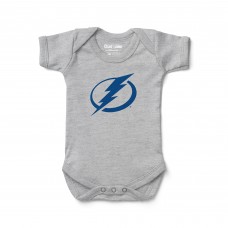 Малышам Tampa Bay Lightning Chad & Jake Heather Gray Primary Logo Bodysuit
