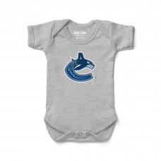 Малышам Vancouver Canucks Chad & Jake Heather Gray Primary Logo Bodysuit