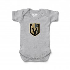 Малышам Vegas Golden Knights Chad & Jake Heather Gray Primary Logo Bodysuit