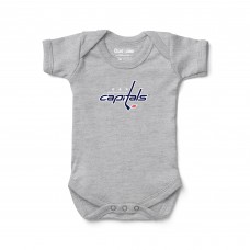 Малышам Washington Capitals Chad & Jake Heather Gray Primary Logo Bodysuit