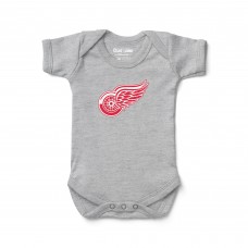 Малышам Detroit Red Wings Chad & Jake Heather Gray Primary Logo Bodysuit