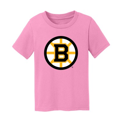 Малышам Boston Bruins Chad & Jake Light Pink Primary Logo T-Shirt