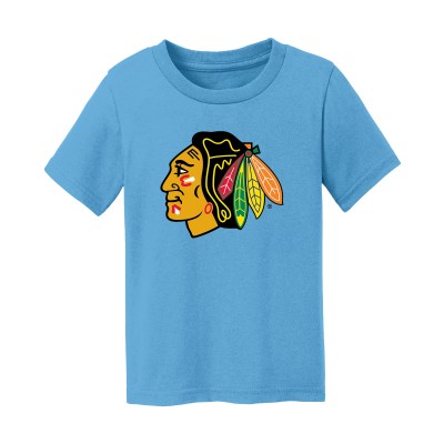 Малышам Chicago Blackhawks Chad & Jake Light Blue Primary Logo T-Shirt