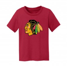 Малышам Chicago Blackhawks Chad & Jake Red Primary Logo T-Shirt